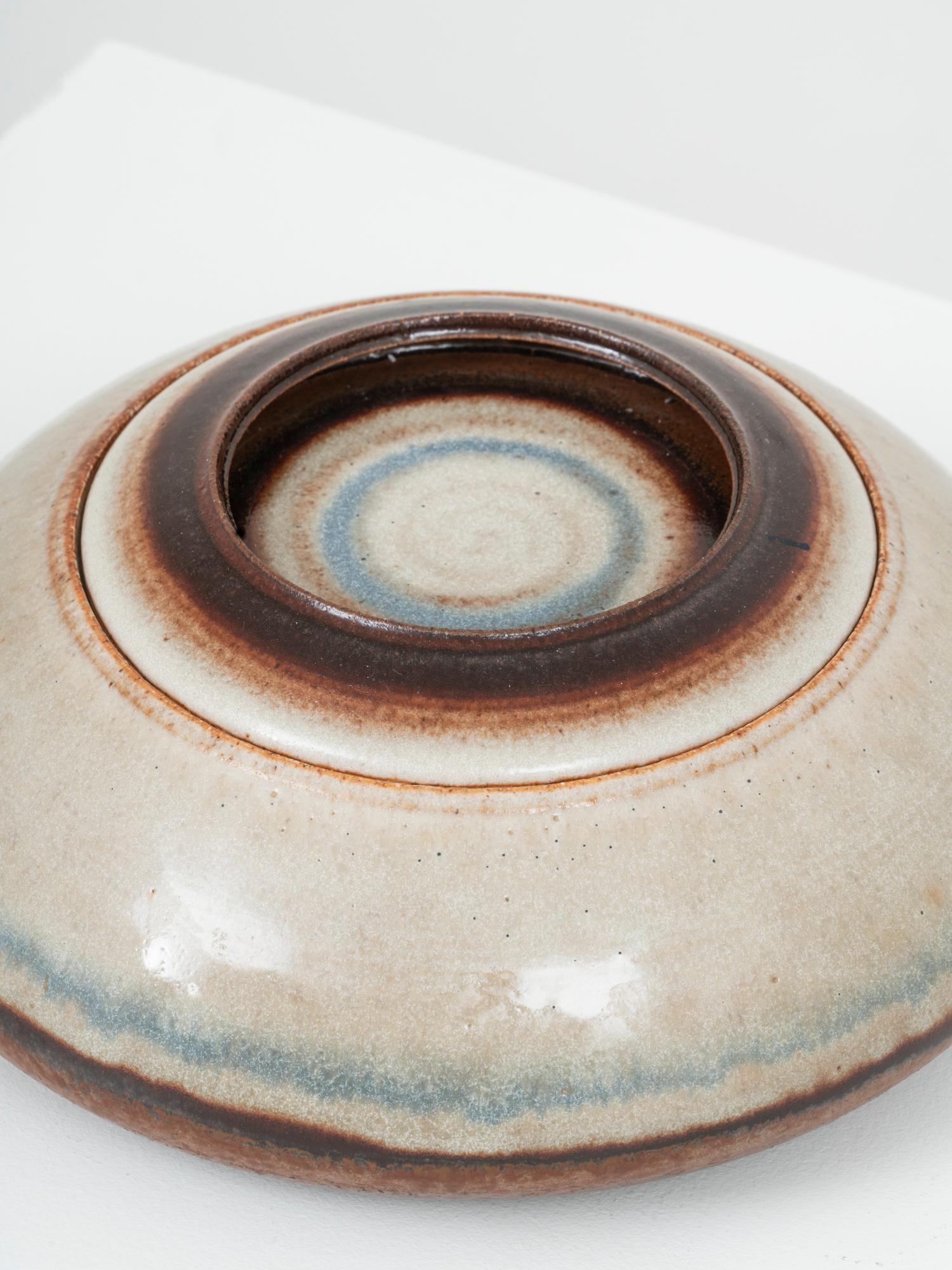 italien Boîte en céramique émaillée de Nanni Valentini pour Ceramica Arcore en vente