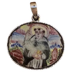 Enameled Reliquary Pendant – 19th Century