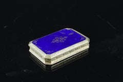 Enameled Silver Box, 19th Century