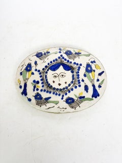 Centre de table en céramique émaillée, France, 1930