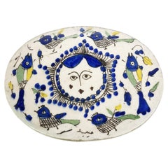 Centre de table en céramique émaillée, France, 1930