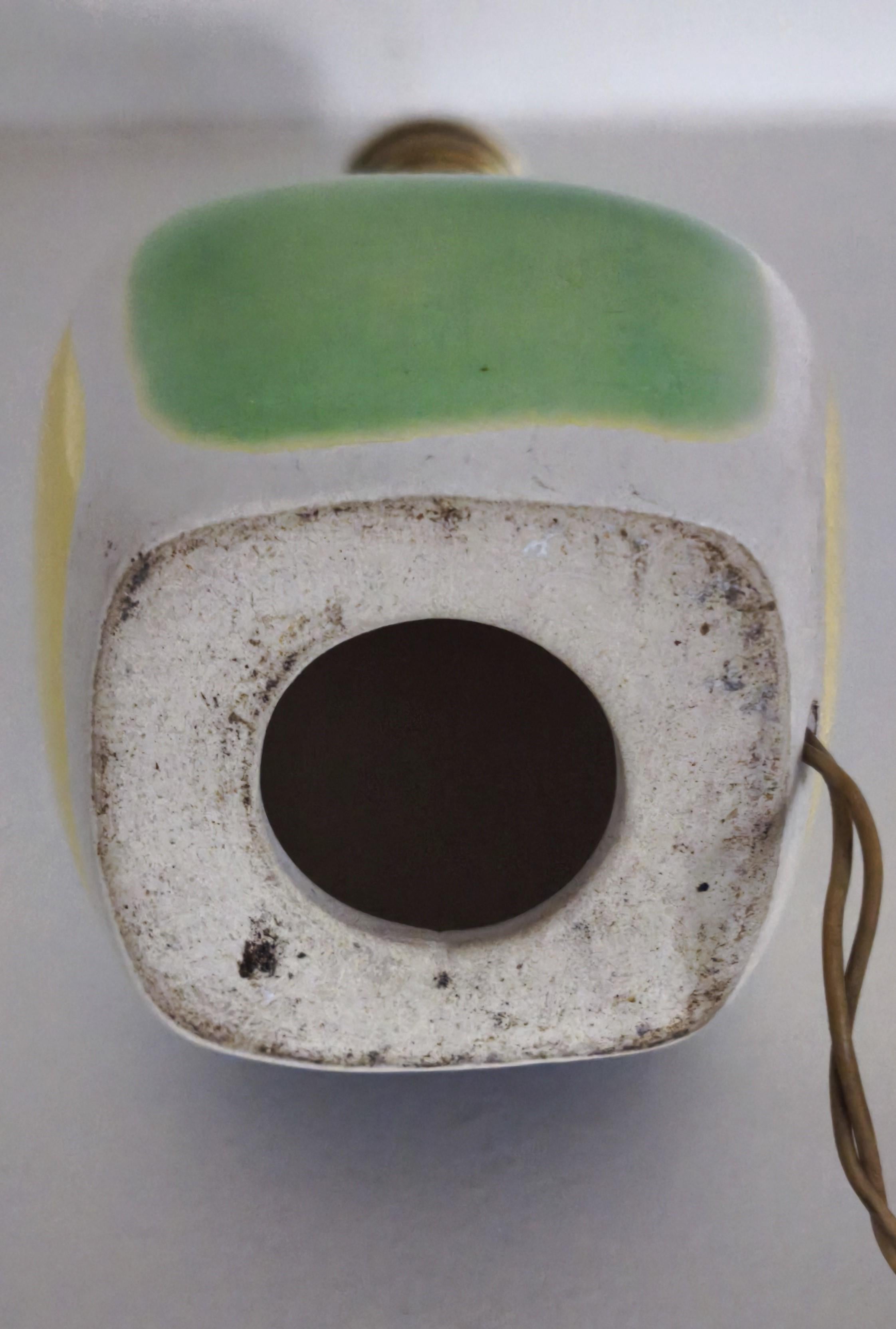 Lampe en céramique émaillée, années 1950, attribuée à Roland Brice - Biot -France en vente 6