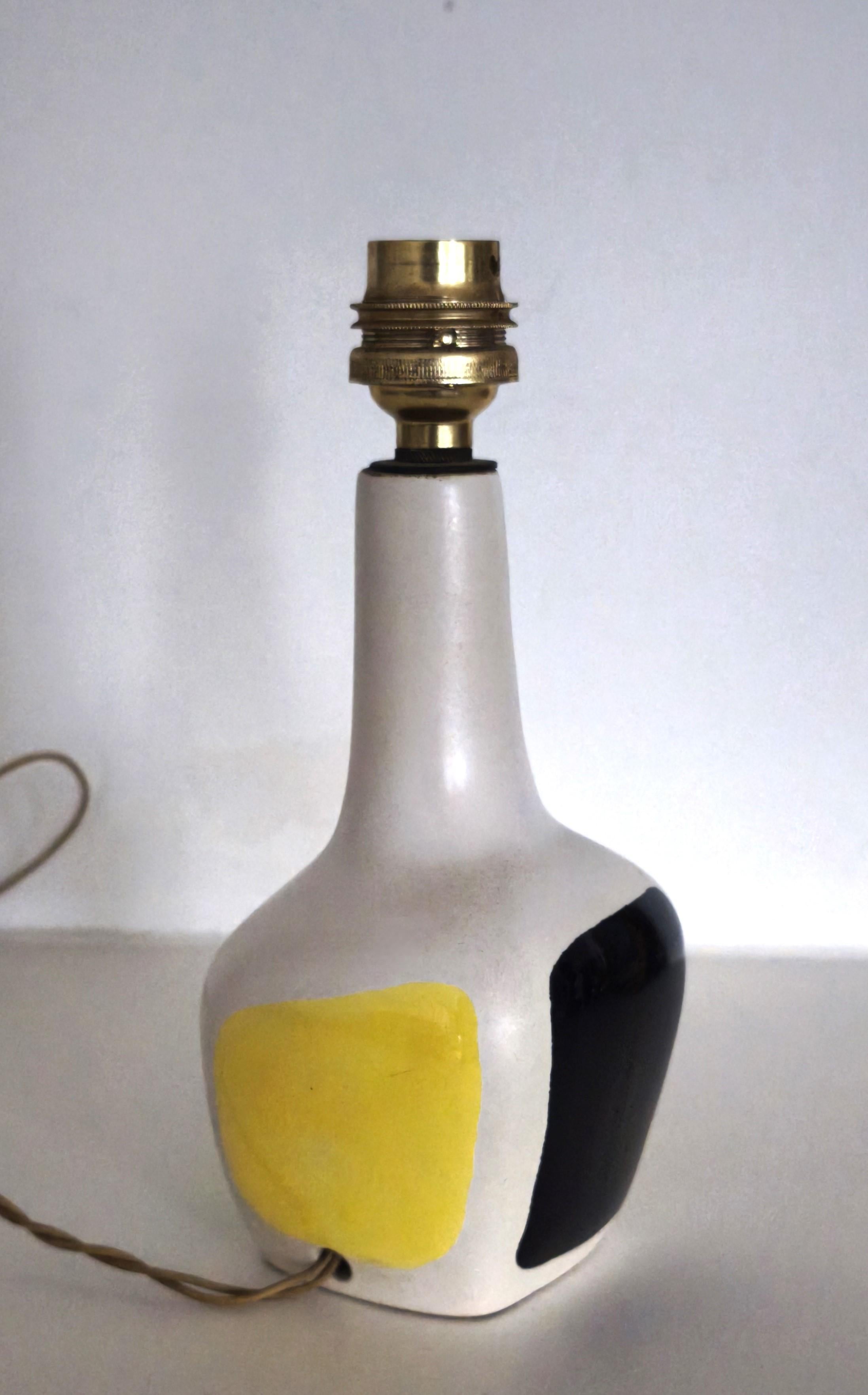 Lampe en céramique émaillée, années 1950, attribuée à Roland Brice - Biot -France en vente 2
