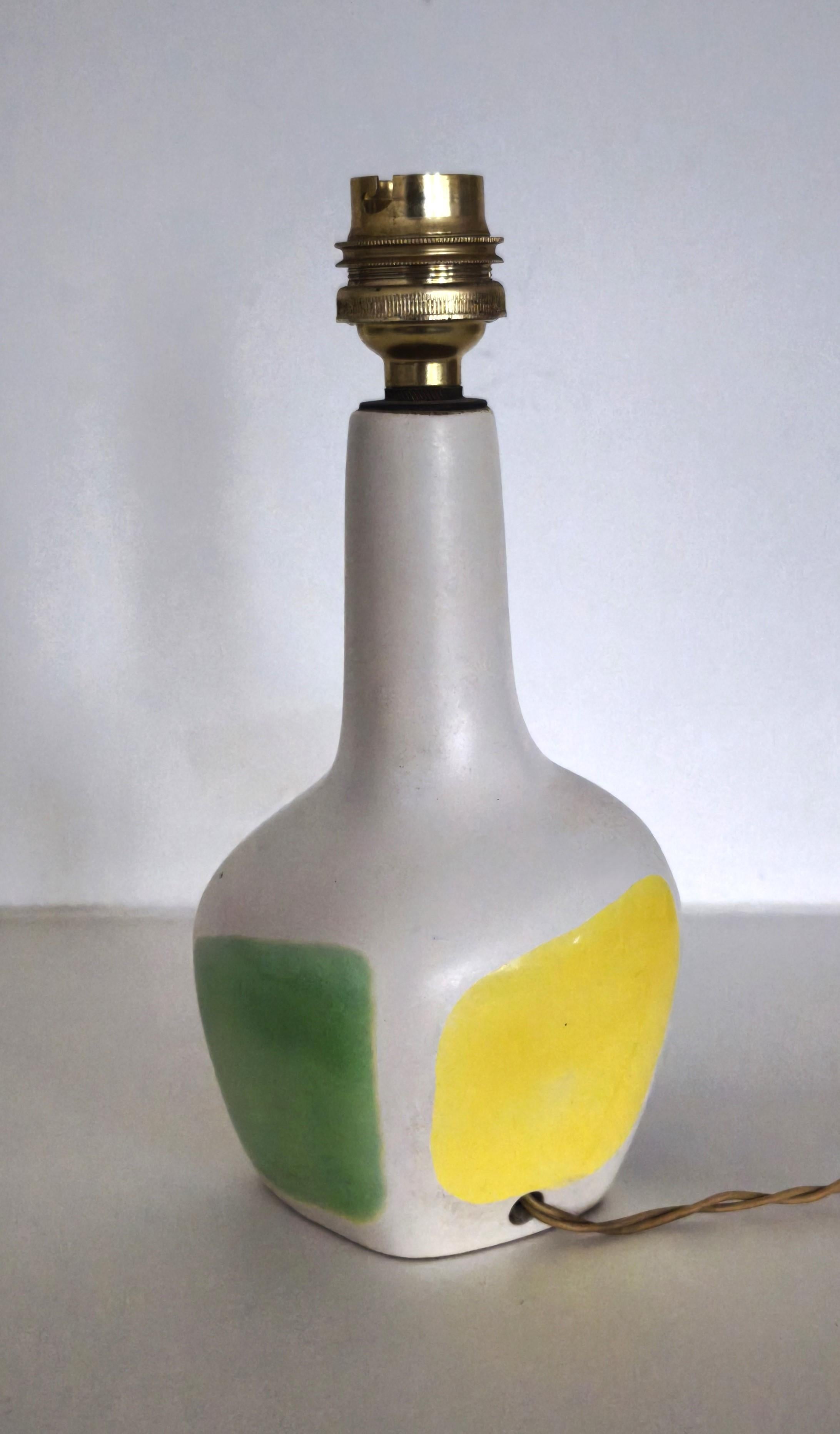 Lampe en céramique émaillée, années 1950, attribuée à Roland Brice - Biot -France en vente 3