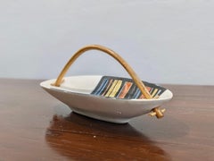 Enamelled Cup with "Pyjama" Design by Roger Capron