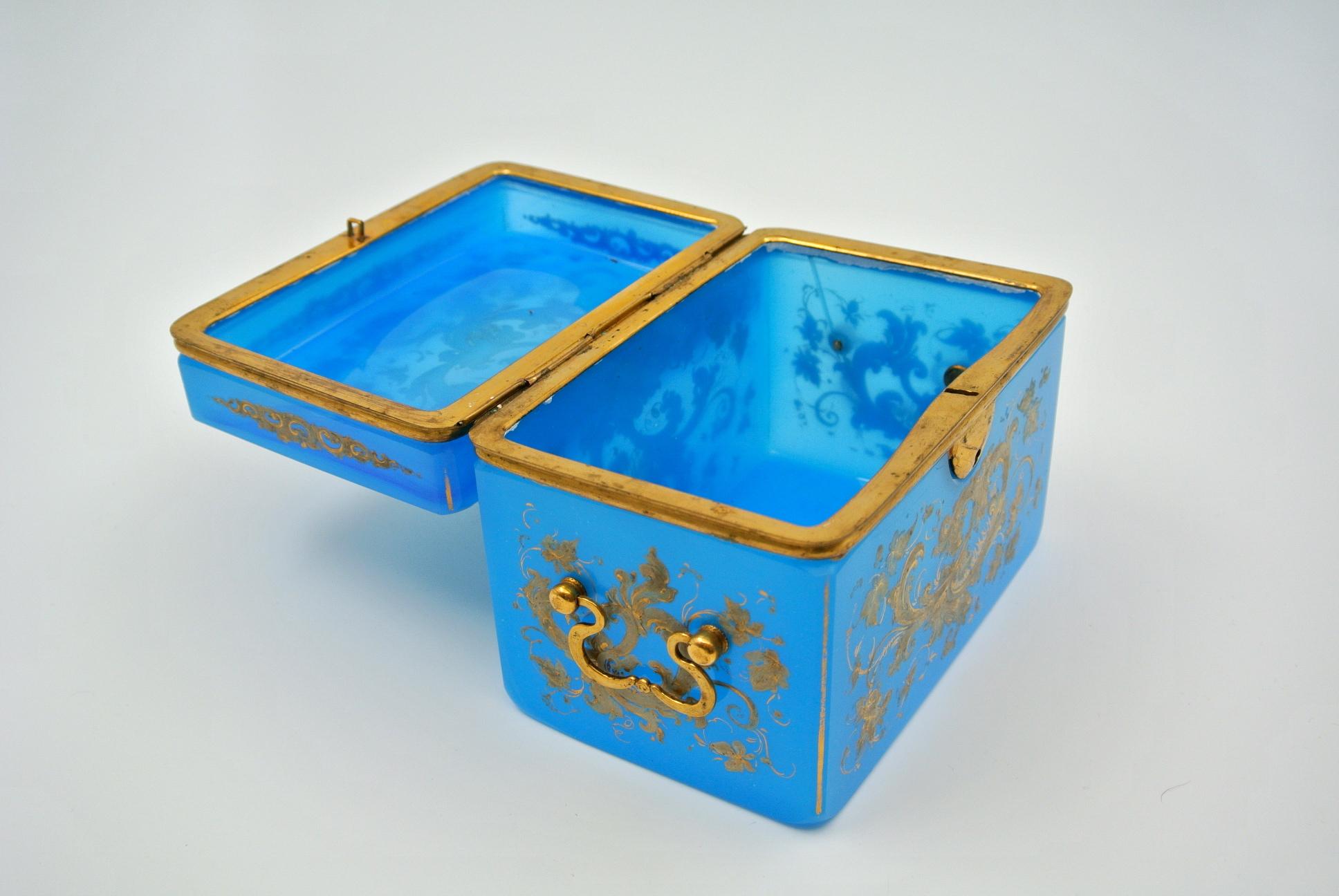 Enameled Opaline Box 8