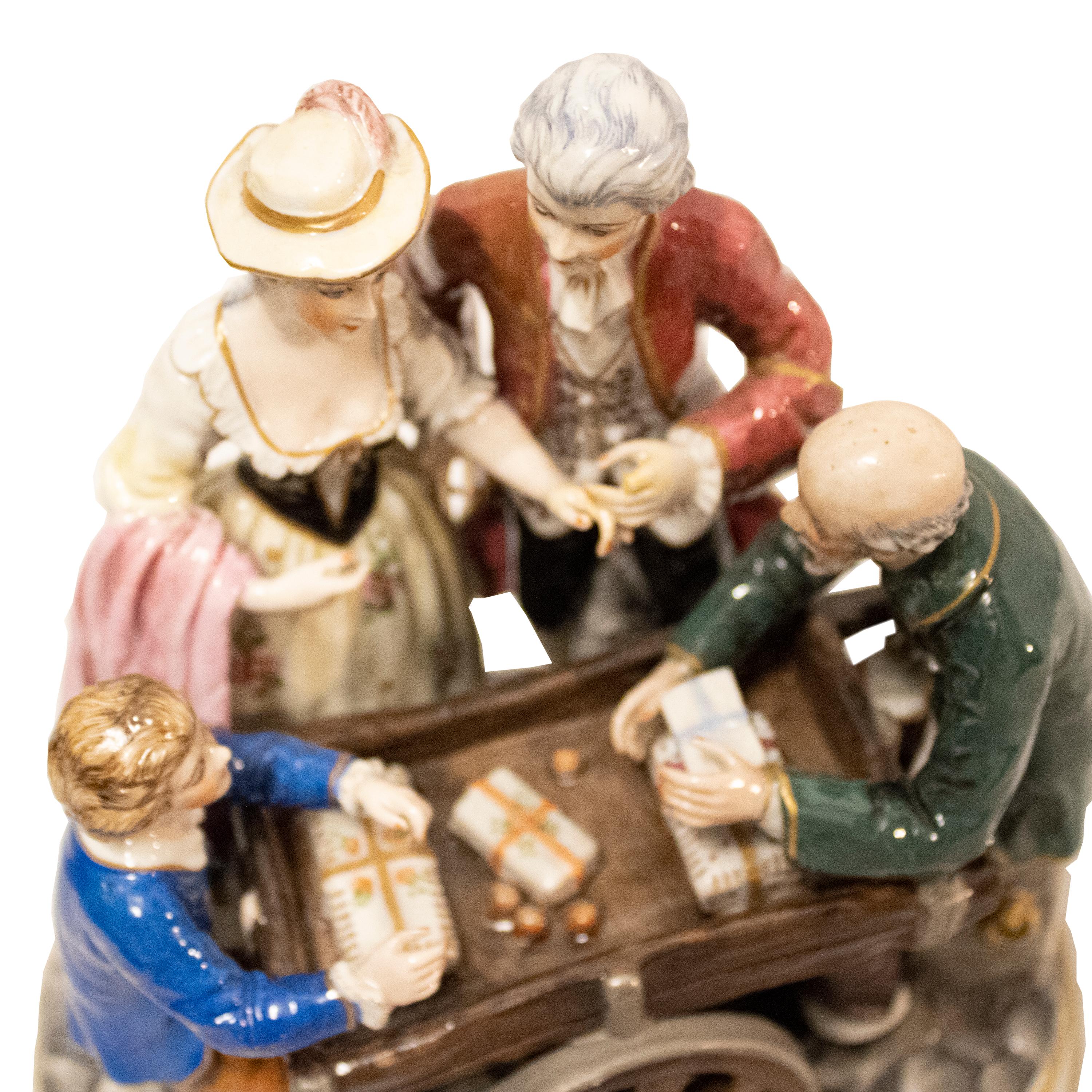Lacquered Enamelled Porcelain Decorative Sculpture by Artist Salvador Mallol, Spain, 20th For Sale