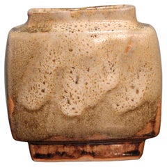 Enamelled Stoneware Vase by Pierre Culot, circa 1970