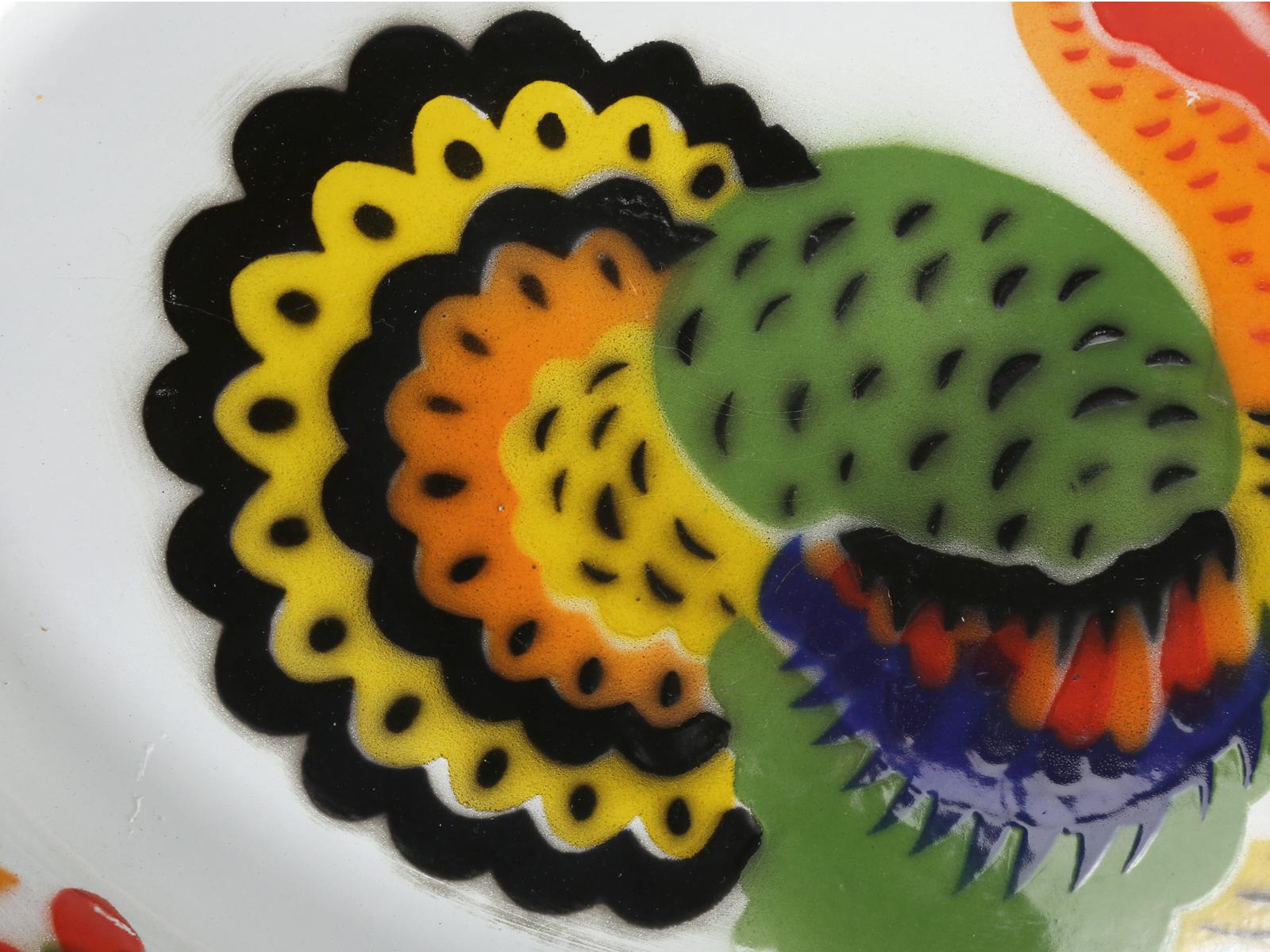 Mid-20th Century Enamelware Turkey Platter, American 1950s