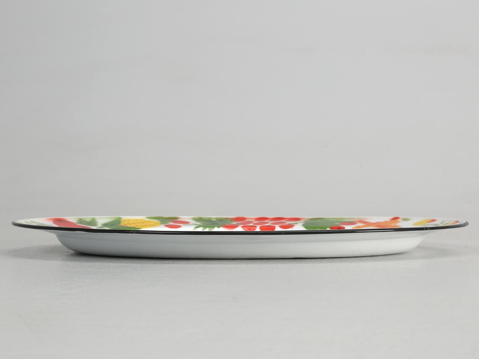 Enamelware Turkey Platter, American 1950s 1