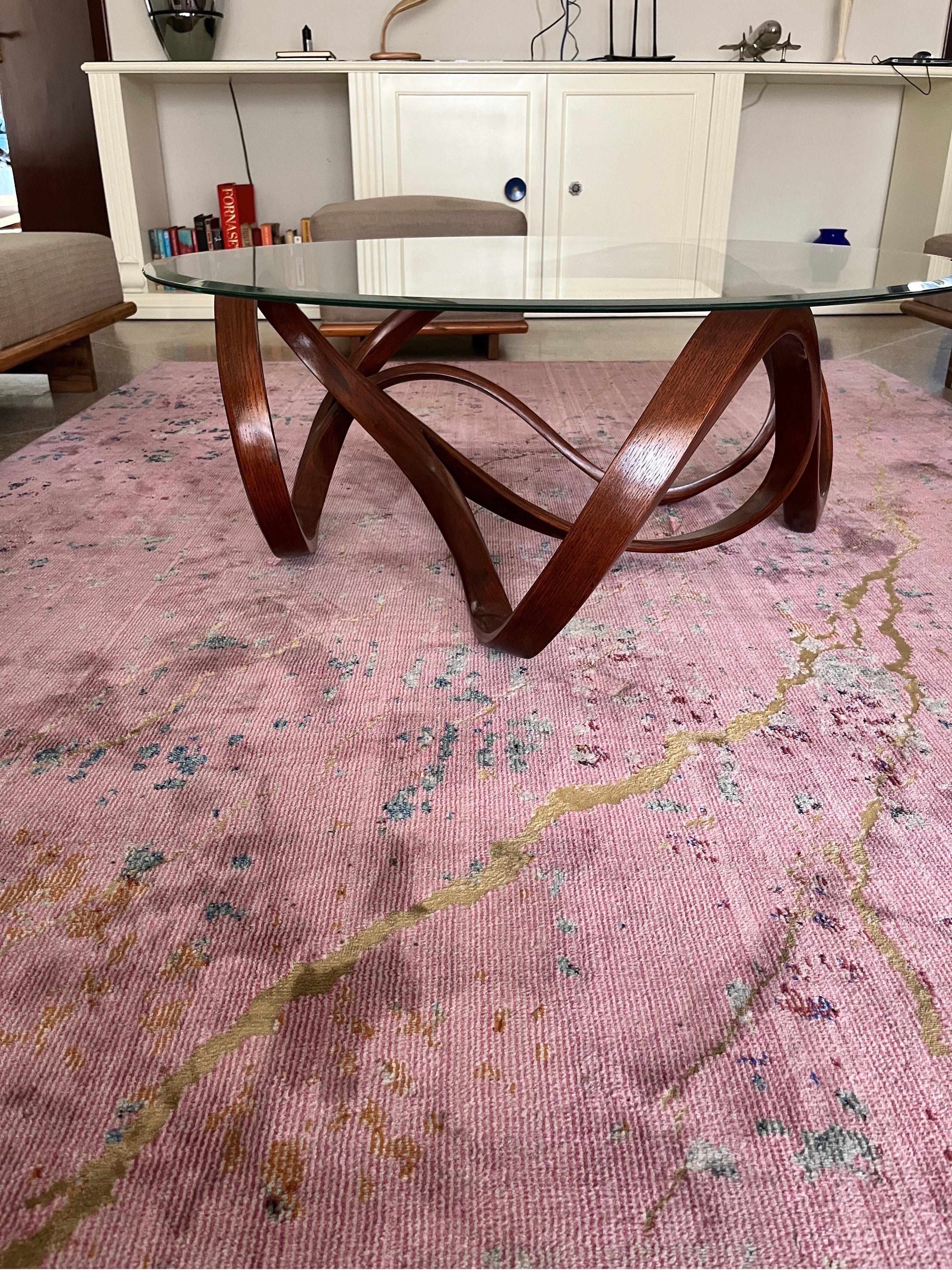 ENB Table, Bentwood Design by Raka Studio In New Condition For Sale In Cape Girardeau, MO