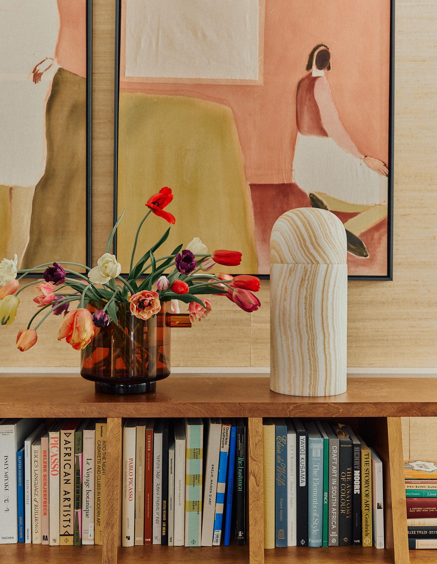 Contemporary Encapsulated Table Lamp by Omar Chakil For Sale