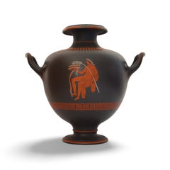 Encaustic Painted Basalt Vase, Wedgwood, circa 1800