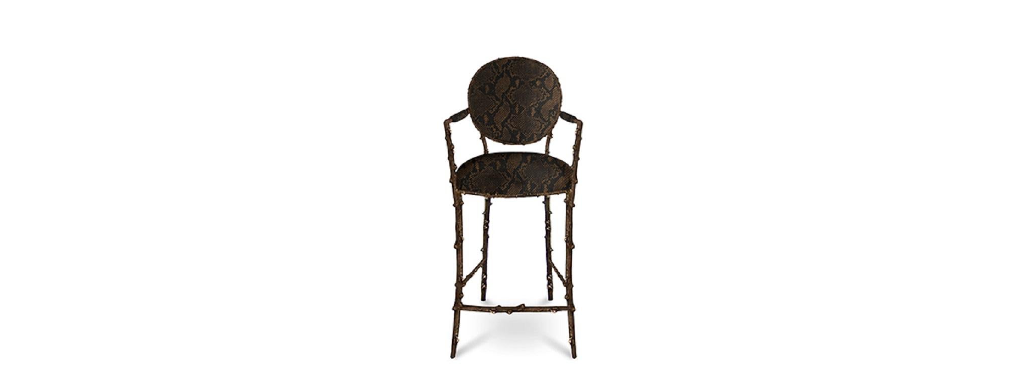 Portuguese Enchanted Bar Stool For Sale