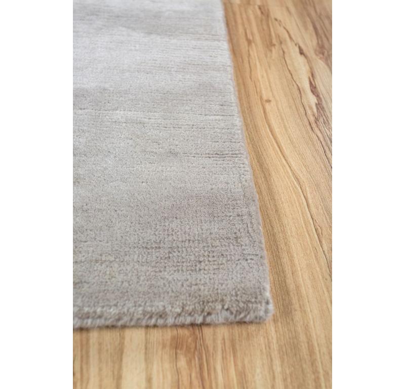 Modern Enchanted Equilibrium Classic Gray & Flint Gray 240x300 cm Handknotted Rug For Sale