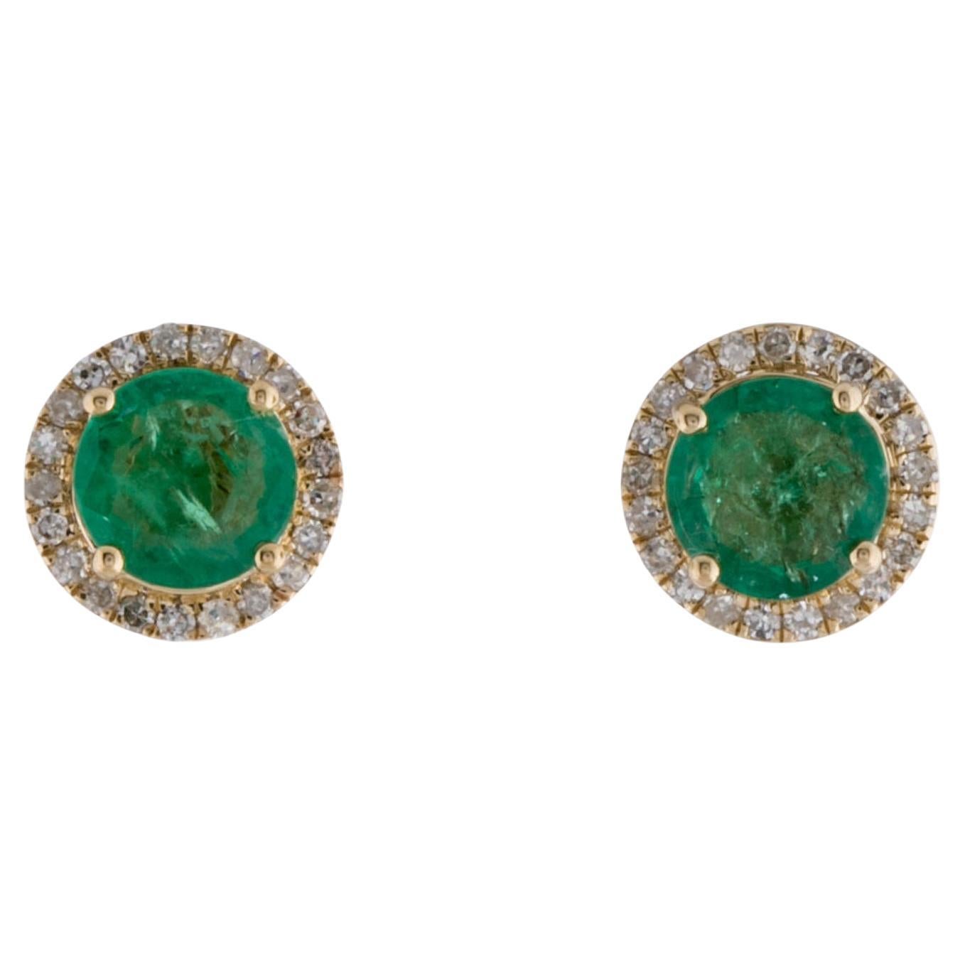 Enchanted Forest Link Earrings with Diamonds