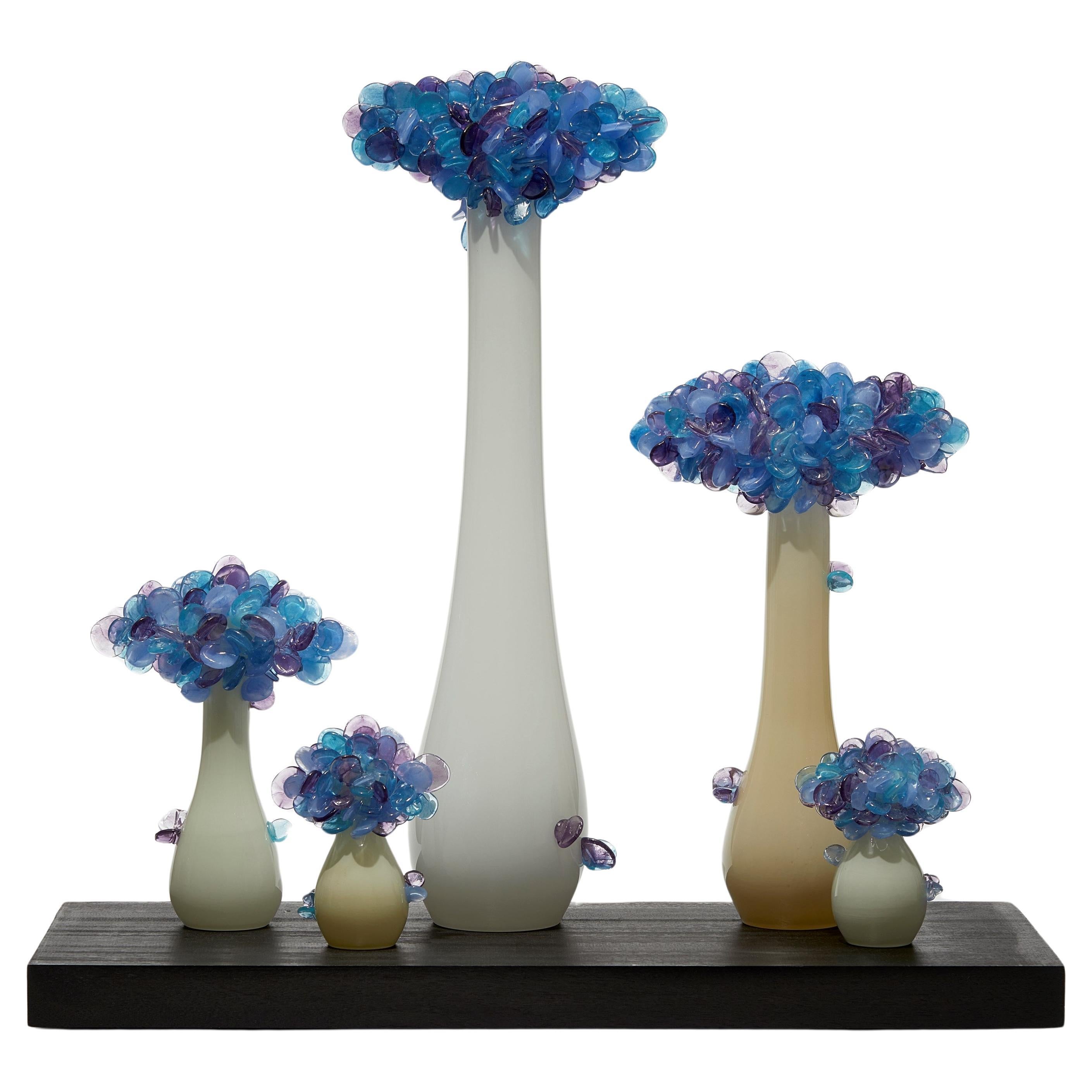 Enchanted Mori Dawn, a tree & bonsai inspired glass artwork by Louis Thompson For Sale