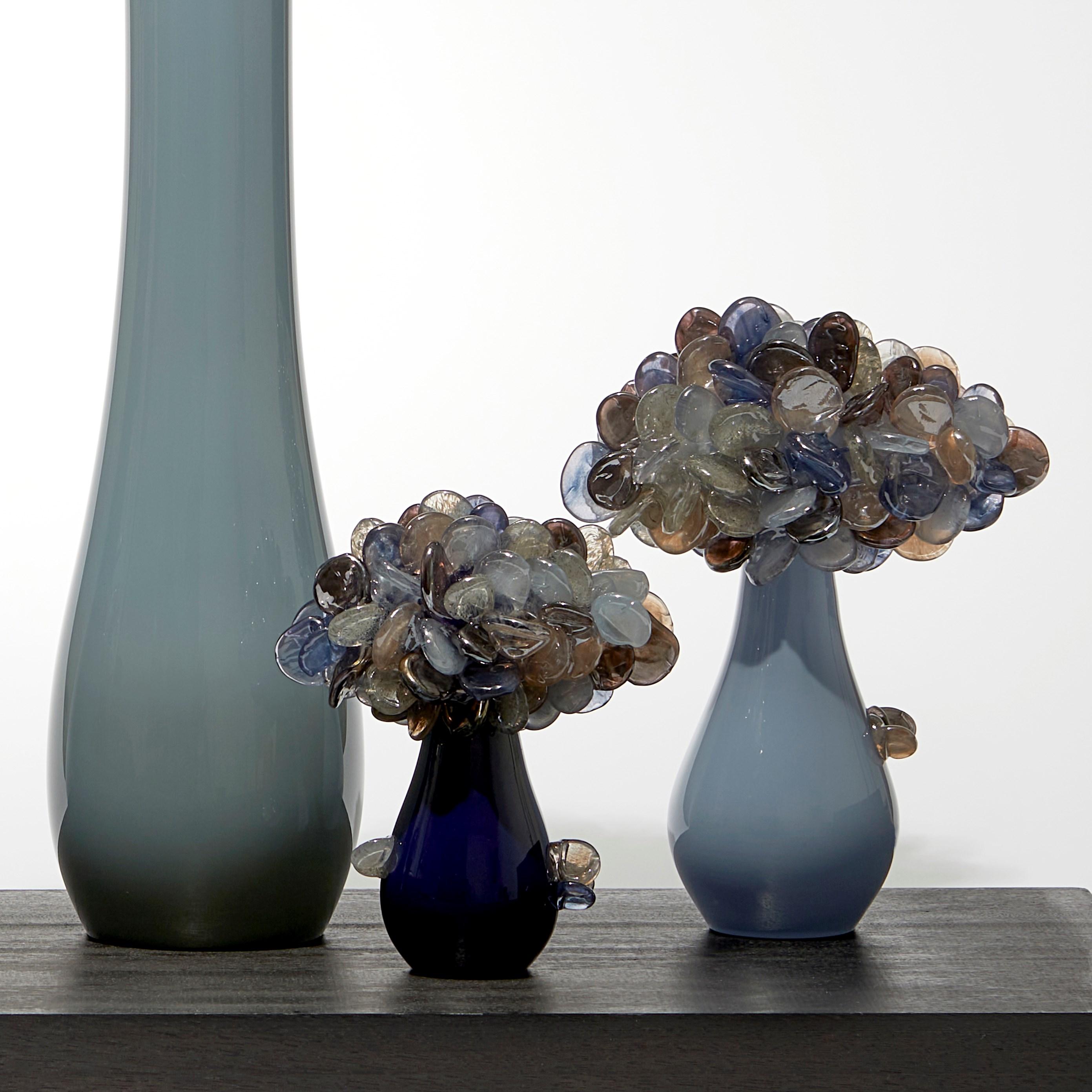 Organic Modern Enchanted Mori Dusk, a tree & bonsai inspired glass artwork by Louis Thompson For Sale