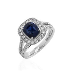 Enchanted Royal Blue Sapphire Ring – 2.63ct Untreated Royal Blue Sapphire