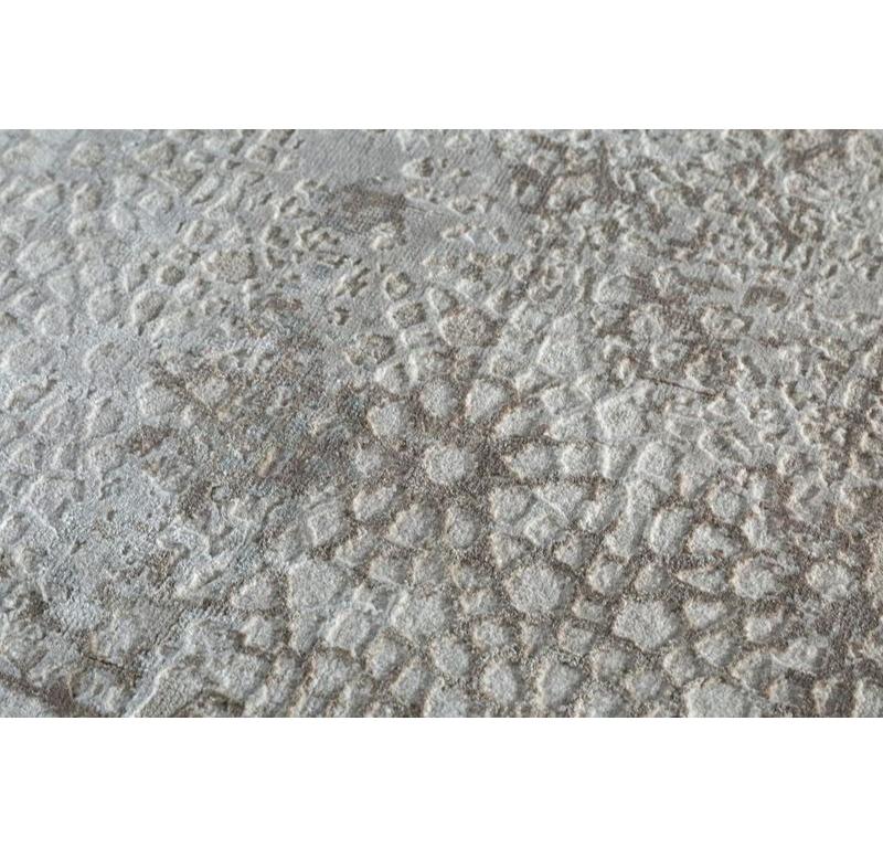 Alfombra Anudada Rústica Enchanted Reverie Blanco Antiguo y Marfil Oscuro 240x300 cm Indio en venta