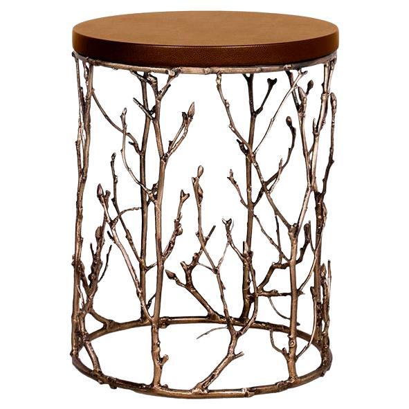 Enchanted Synthetic Leather Side Table