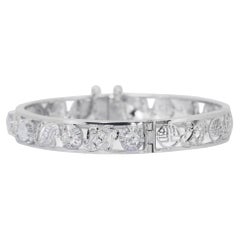 Enchanting 1.8ct Old Mine Cut Diamond Bracelet