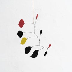 Enchanting Dynamics: Iron and Foam Kinetic Sculpture - Vibrant Multicolor