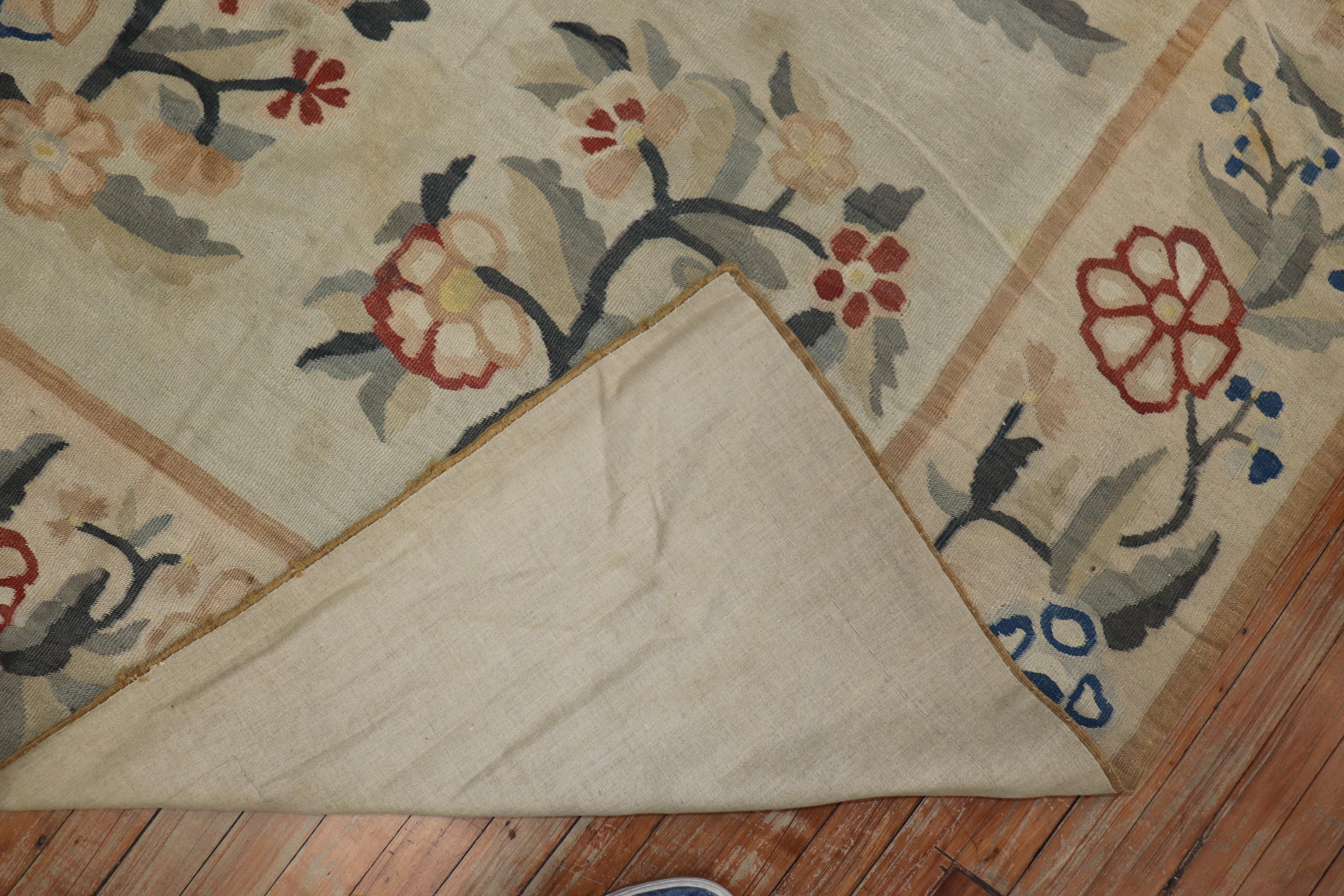 Wool Enchanting Early 20th Century Bessarabian Kilim For Sale