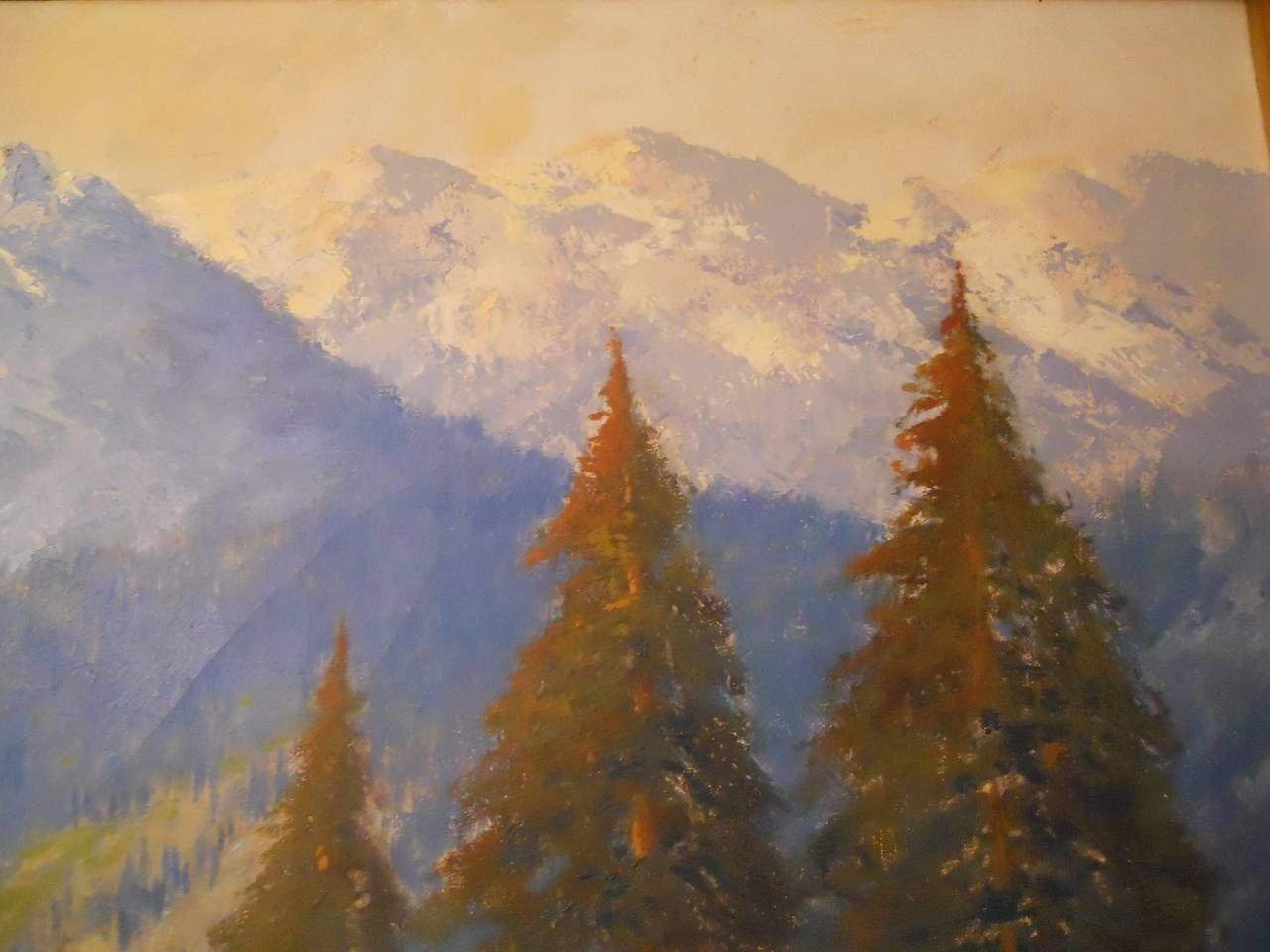 American Enchanting Ernest Henry Pohl Painting For Sale