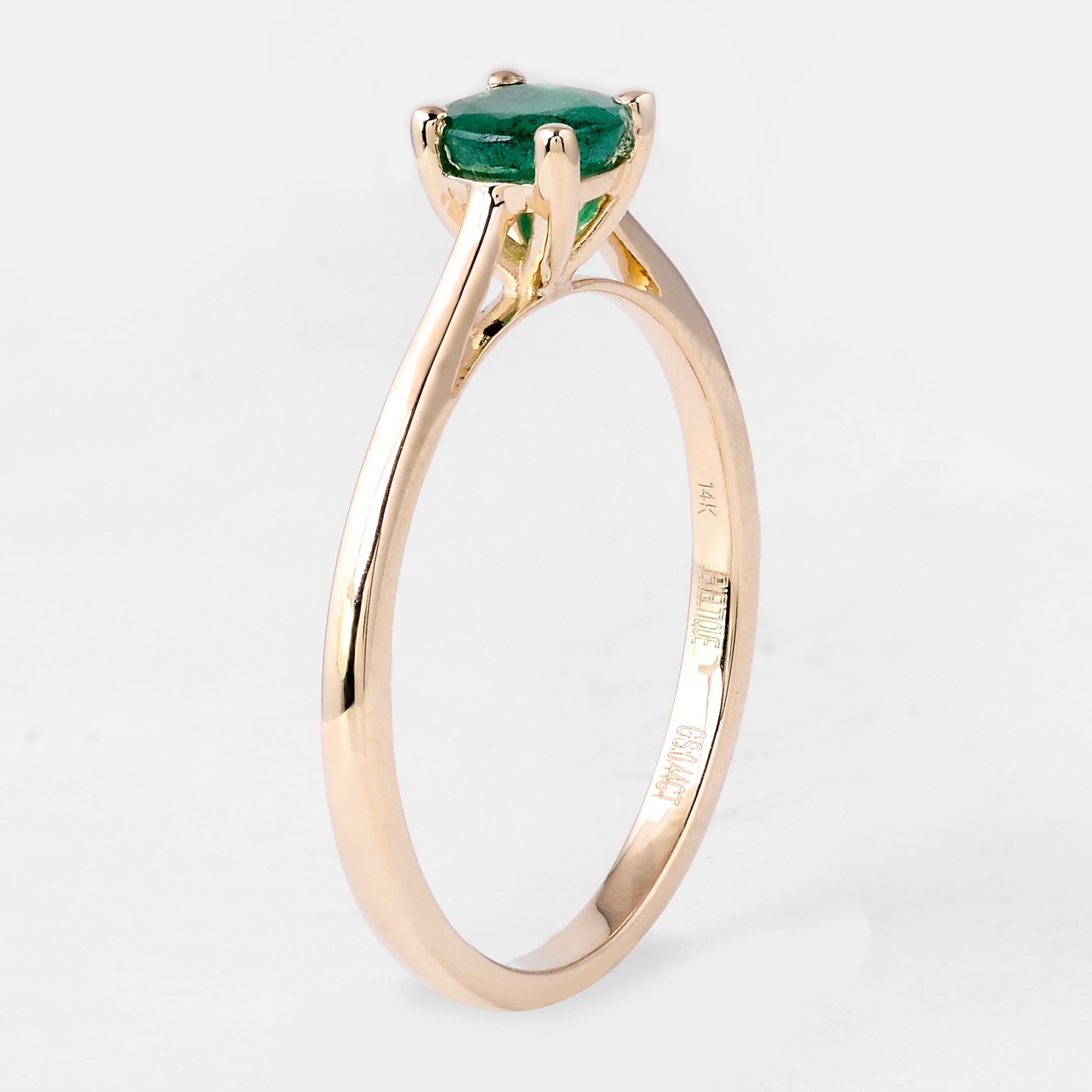 Elevate your elegance with the captivating allure of our Forest Ferns Emerald Ring. As a proud addition to our Forest Ferns collection, this exquisite piece beckons you to immerse yourself in the enchanting beauty of nature. Each facet of this ring