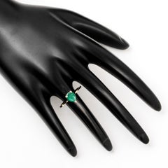 Elegant 14K Emerald Cocktail Ring, Size 6.75 - Luxurious Statement Jewelry Piece