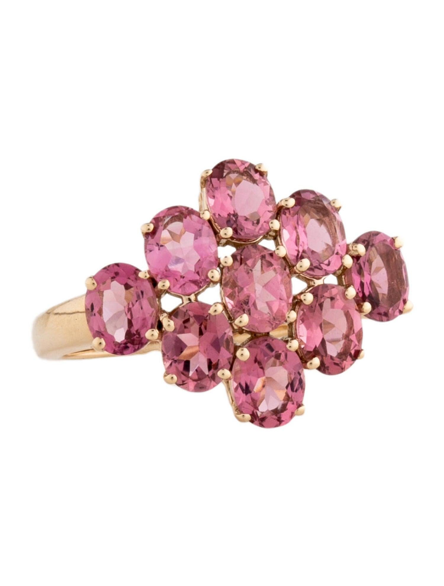 Plongez dans le monde envoûtant de notre Collection Rainbow Gemstone Radiance avec cette exquise bague en tourmaline rose. Inspirée par la tapisserie vibrante d'une forêt luxuriante, chaque pièce de cette collection célèbre le kaléidoscope de