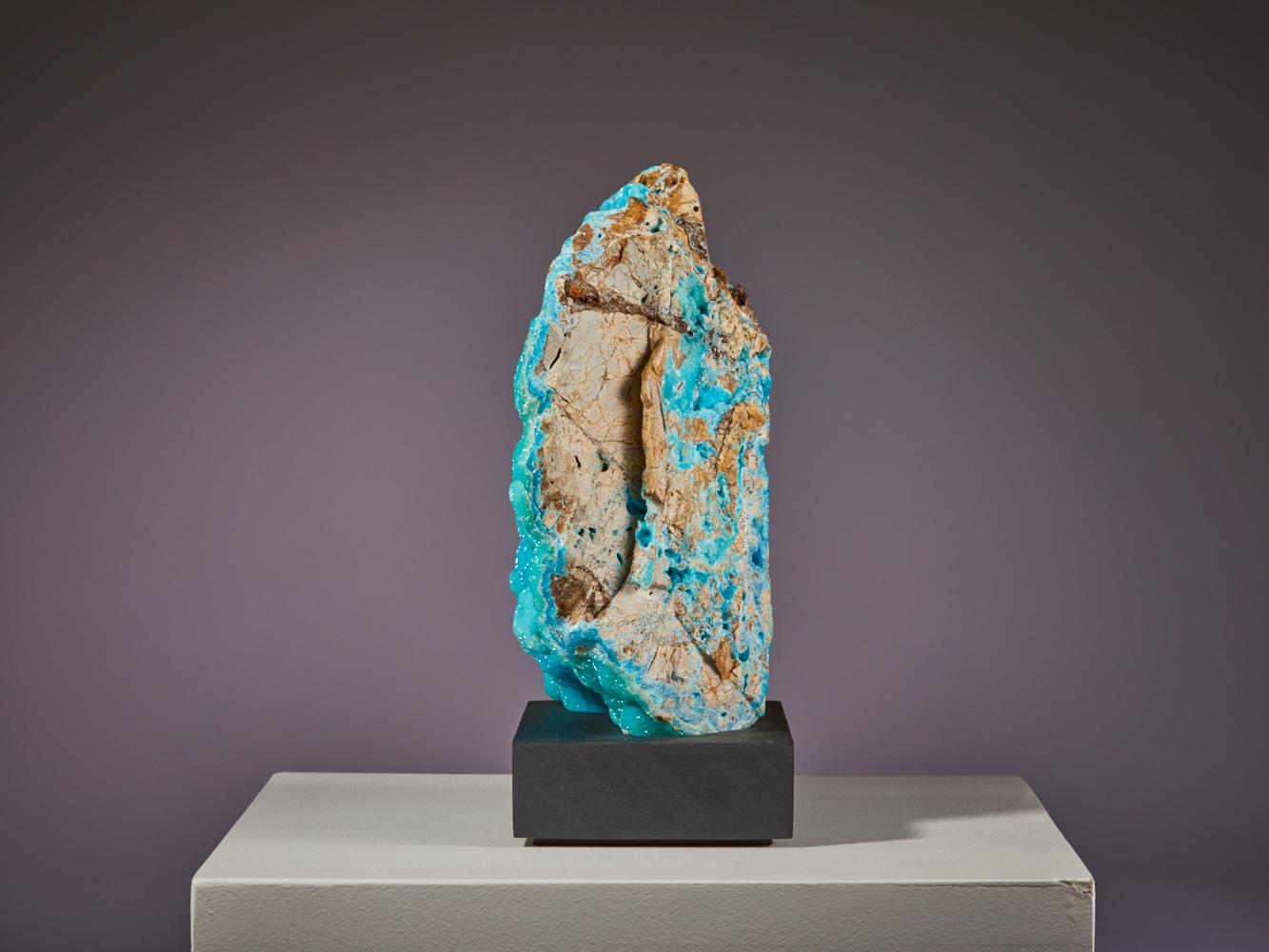 Hémimorphite enchanteresse : Merveille de pierre bleue de Chine en vente 10