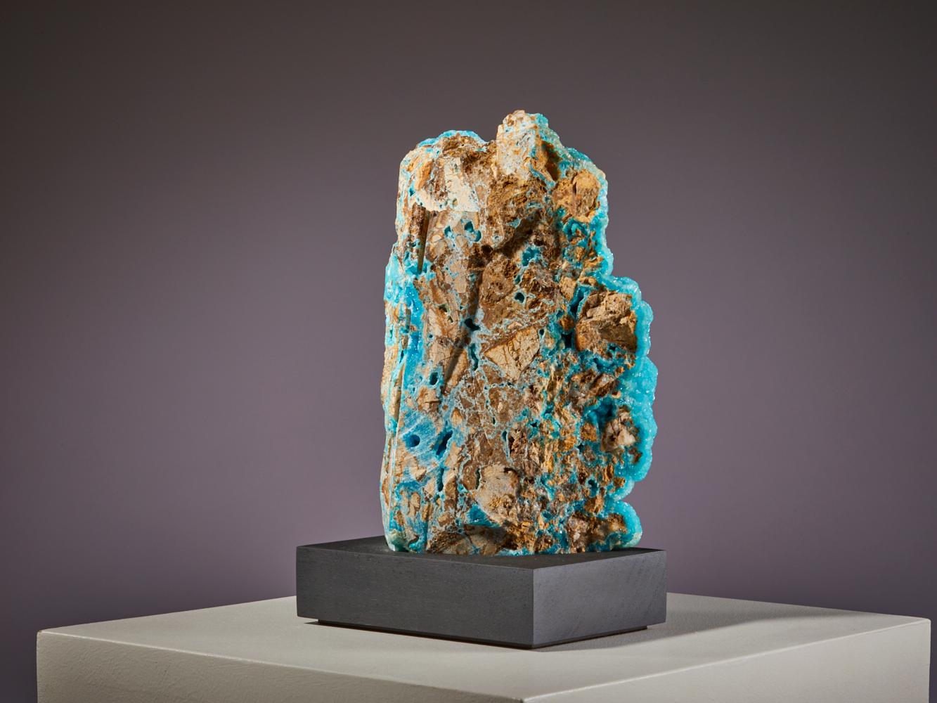 Hémimorphite enchanteresse : Merveille de pierre bleue de Chine Excellent état - En vente à London, GB
