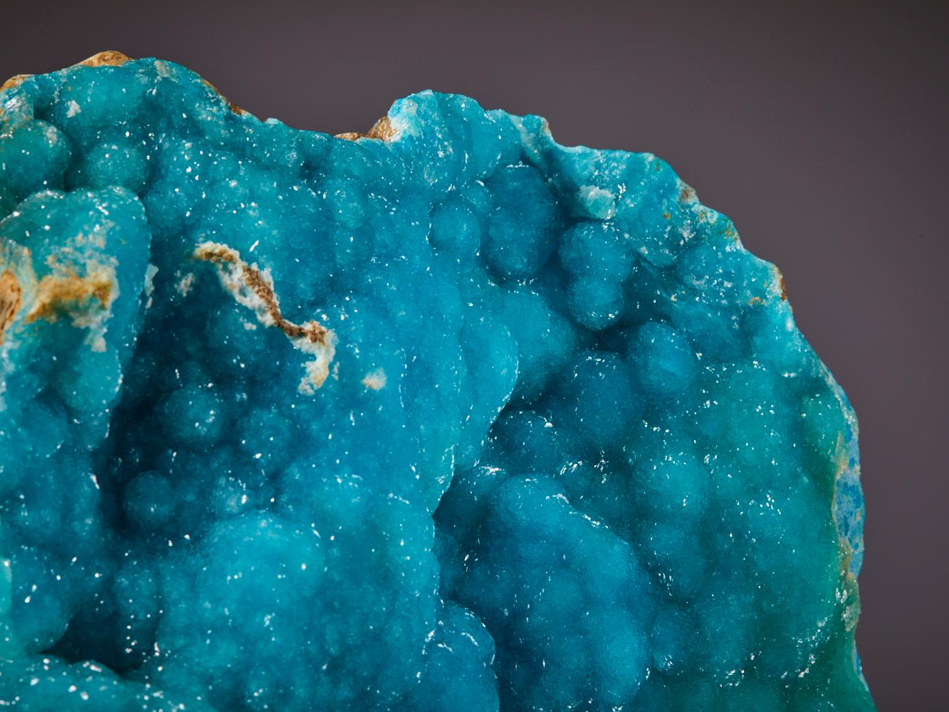Hémimorphite enchanteresse : Merveille de pierre bleue de Chine en vente 1