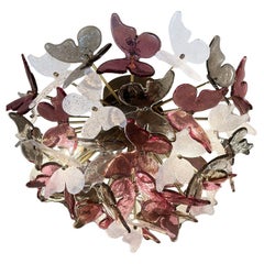 Enchanting Murano Glass Butterfly Pendant