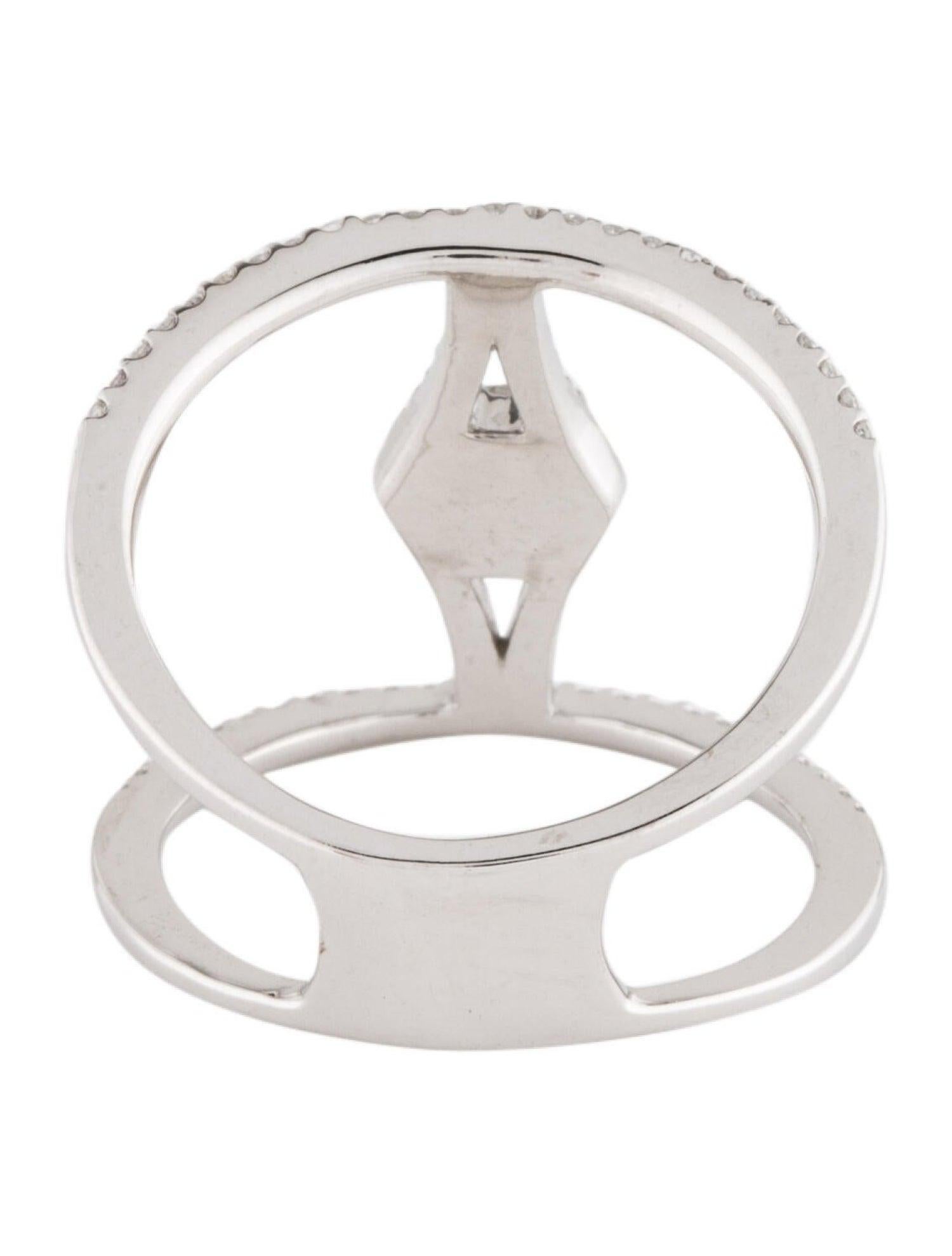 Chic 14K Diamond Fashion Band Ring - Größe 6: Timeless Glamour & Sparkle - Luxus (Brillantschliff) im Angebot