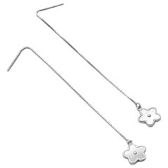 Silver Drop Earrings