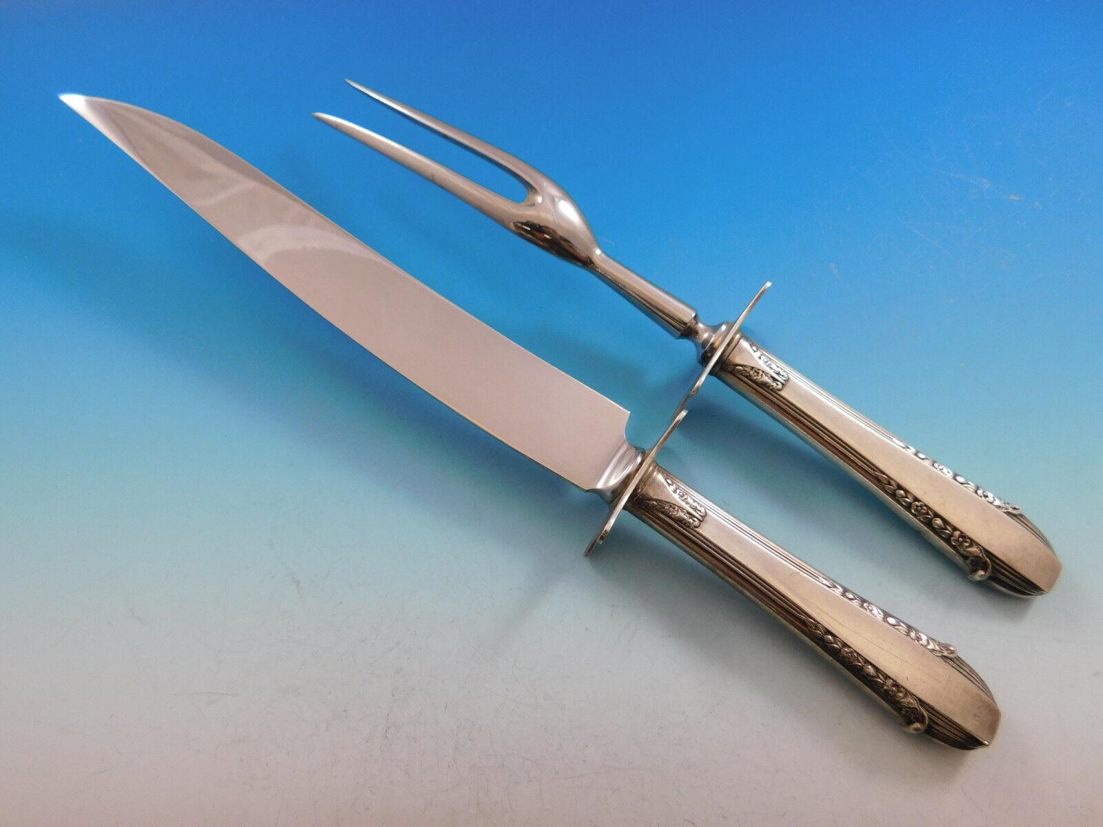 Ensemble de couverts en argent sterling 12 services 54 pièces Enchantress par International en vente 4