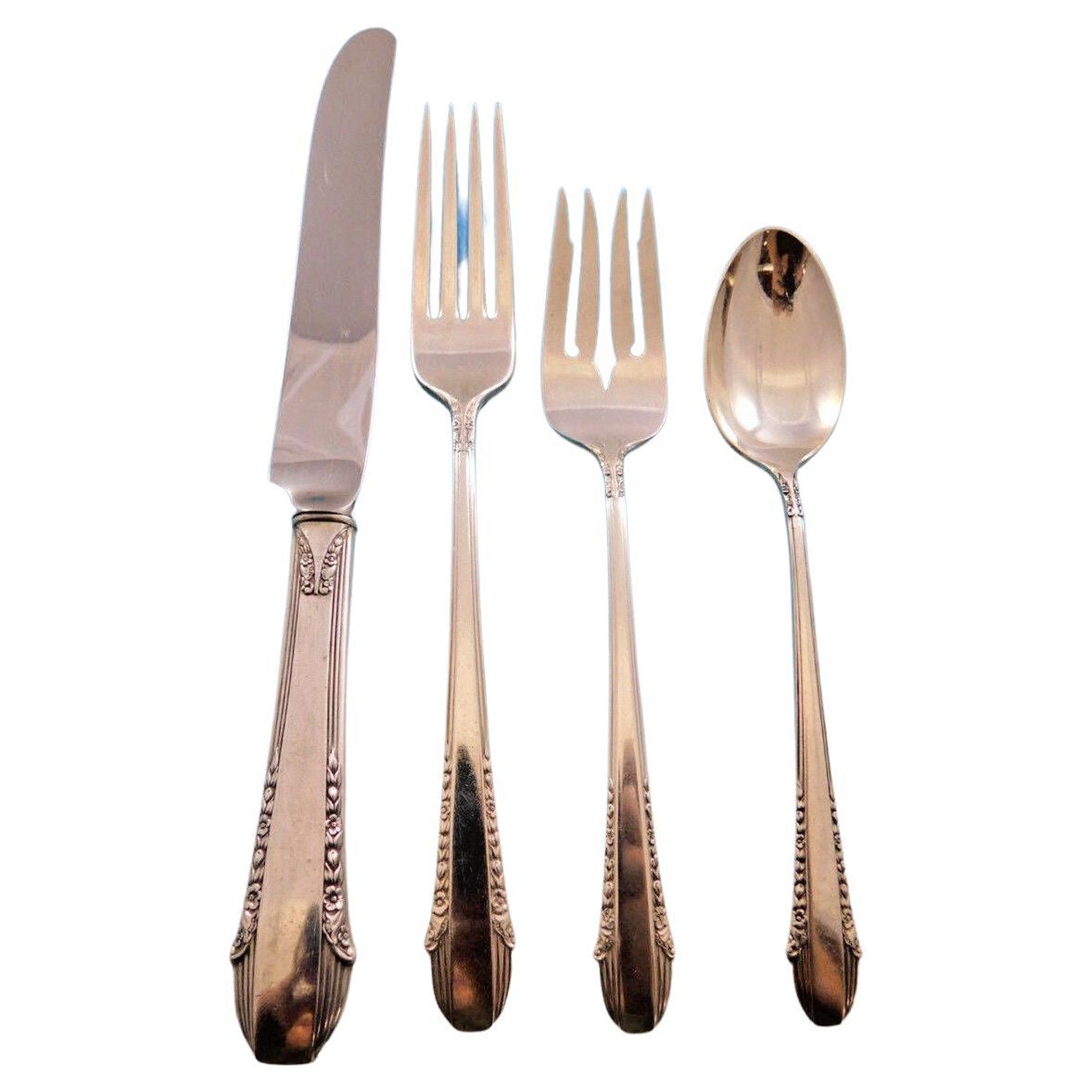 Processional by International /Fine Arts Sterling Silver Flatware Set 12  Service For Sale at 1stDibs | fine arts sterling processional, fine arts  sterling silver company, fine arts sterling silverware