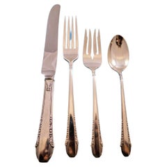 Juego de Cubiertos Enchantress by International Sterling Silver 12 Servicios 54 Piezas