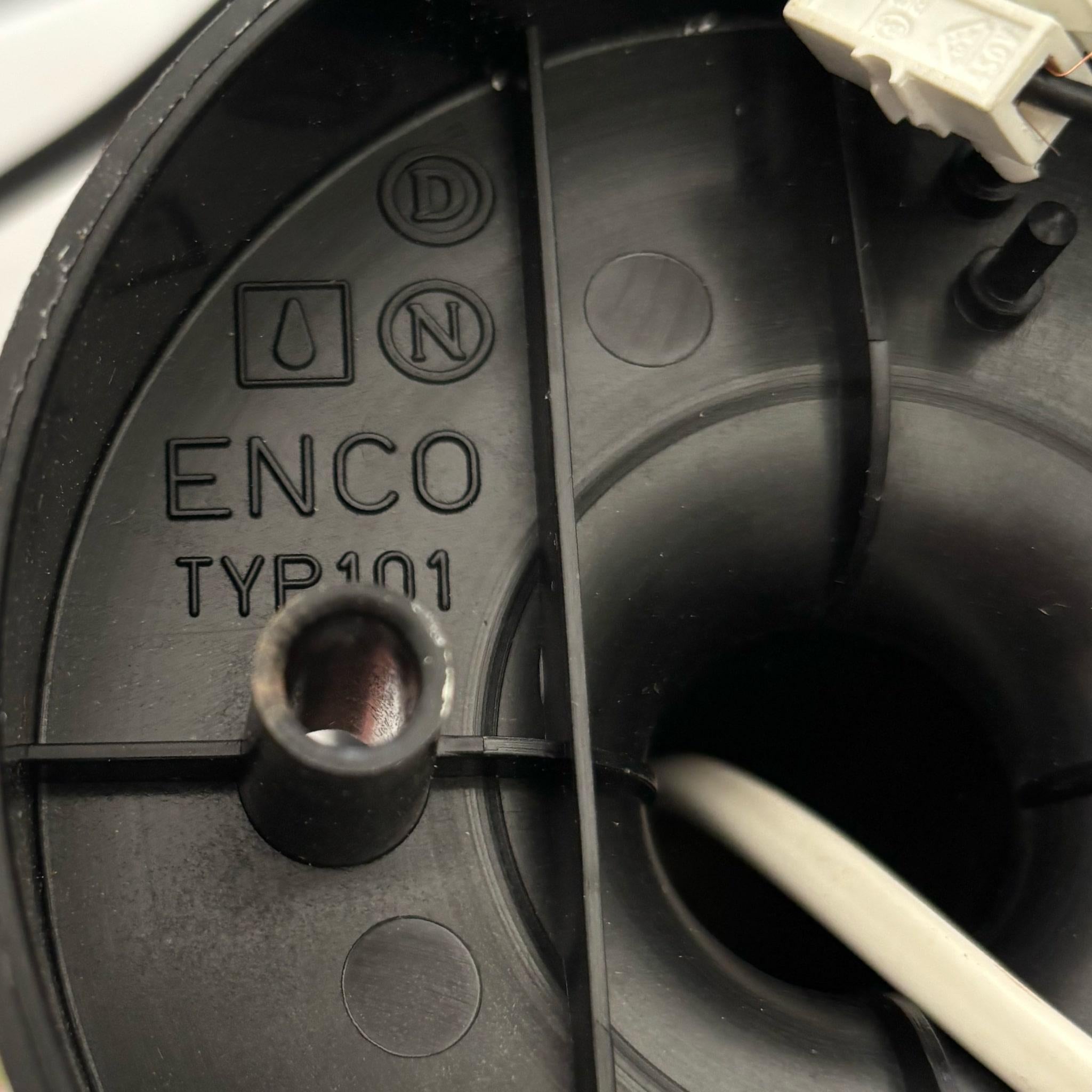Enco, lampe de façade extérieure scandinave, fibre de verre et verre, Suède, années 1970. en vente 4