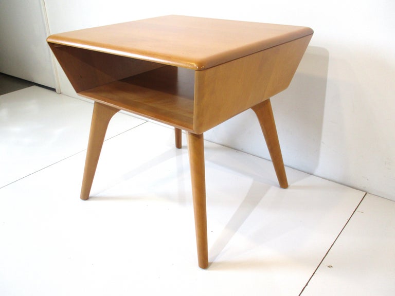 Heywood wakefield sales corner table