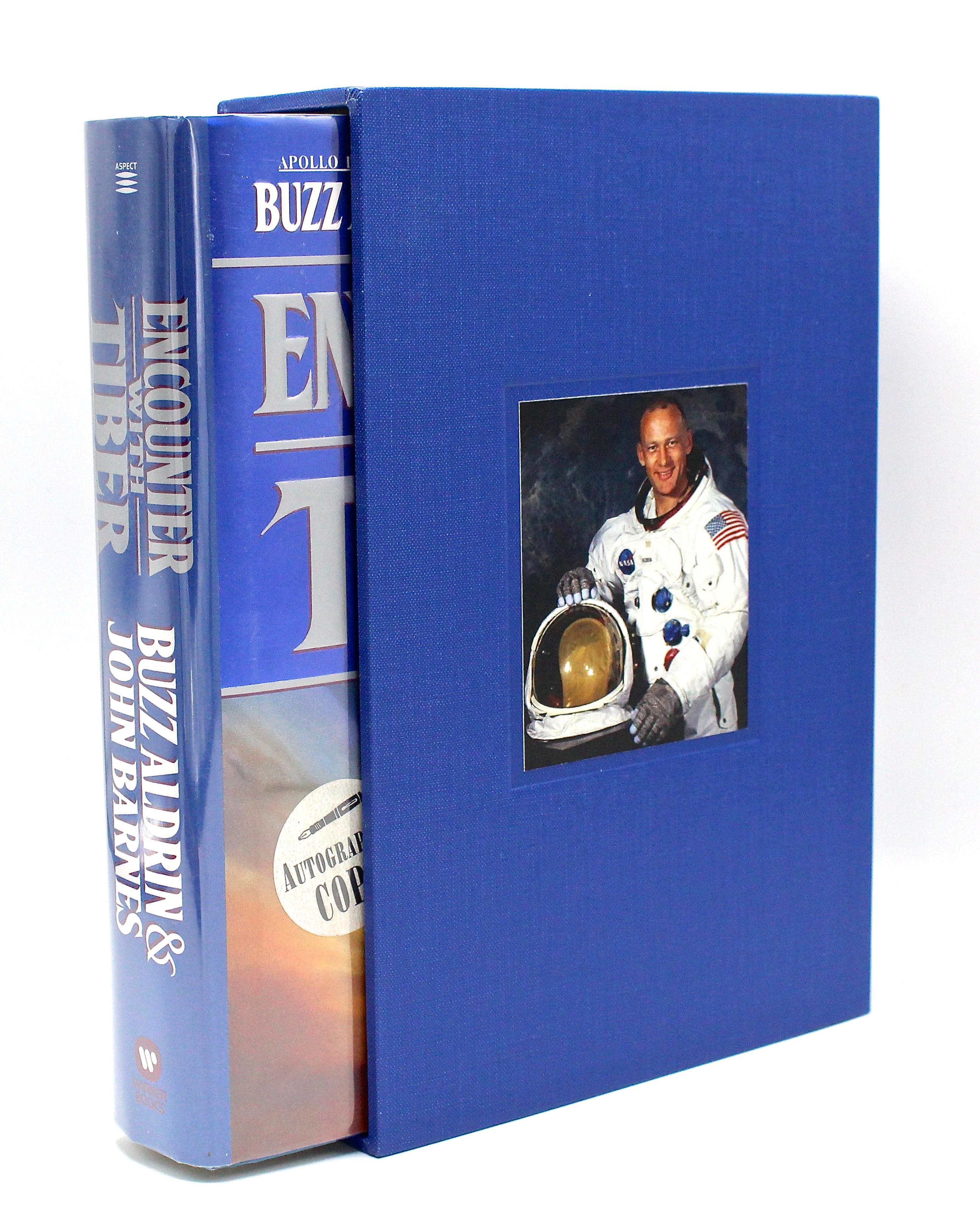 American Encounter with Tiber by Buzz Aldrin and John Barnes, Signed First Edition, 1996