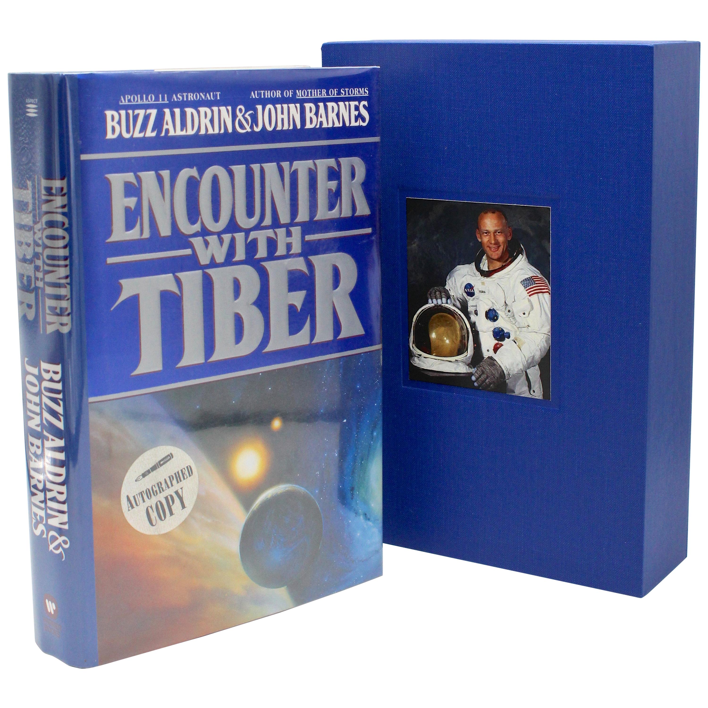 Encounter with Tiber by Buzz Aldrin and John Barnes, Signed First Edition, 1996