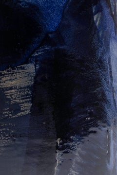 Taburete de gres esmaltado Encre 02 de Pascale Girardin