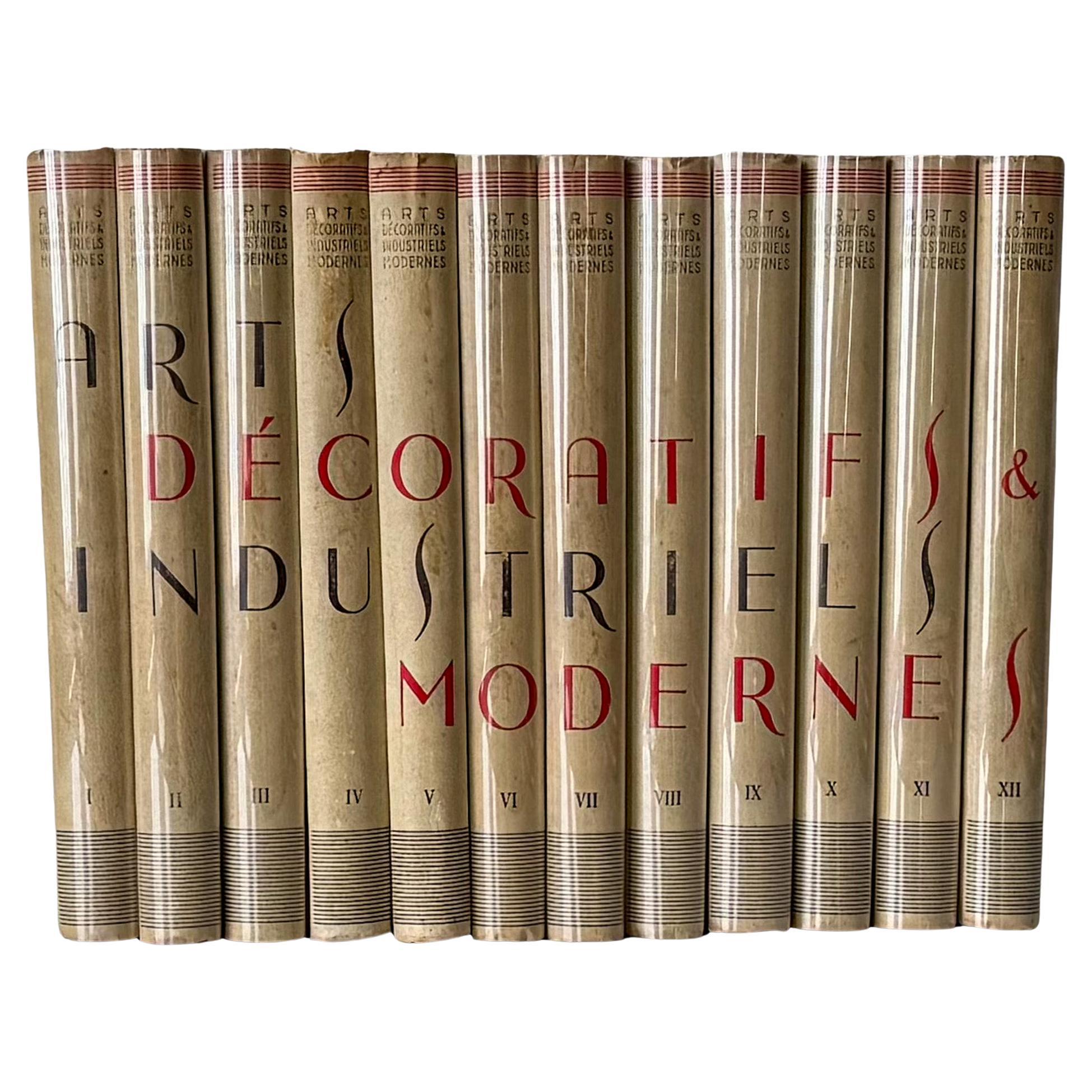 Encyclopedie Des Arts Décoratifs Et Industriels Modernes, Complete in 12 Volumes For Sale