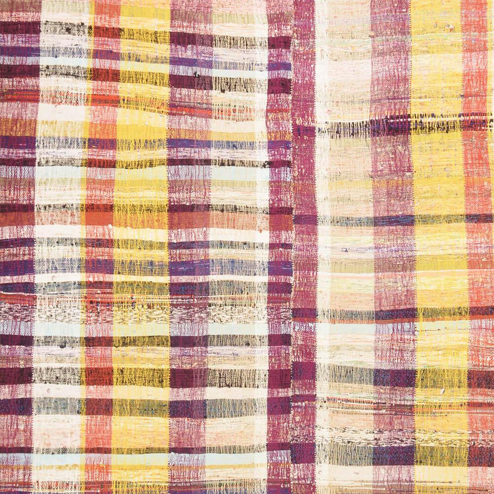 End-20th century handwoven wool cotton Anatolian vintage Kilim

This vintage kilim from Southwest Turkey was handwoven in the second half of the 20th century. It is lined with a cotton fabric to maintain stability and to protect the fabric of the