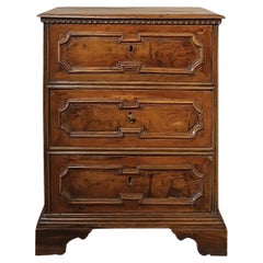 Antique END OF 17th CENTURY LOUIS XIV WALNUT CHEST