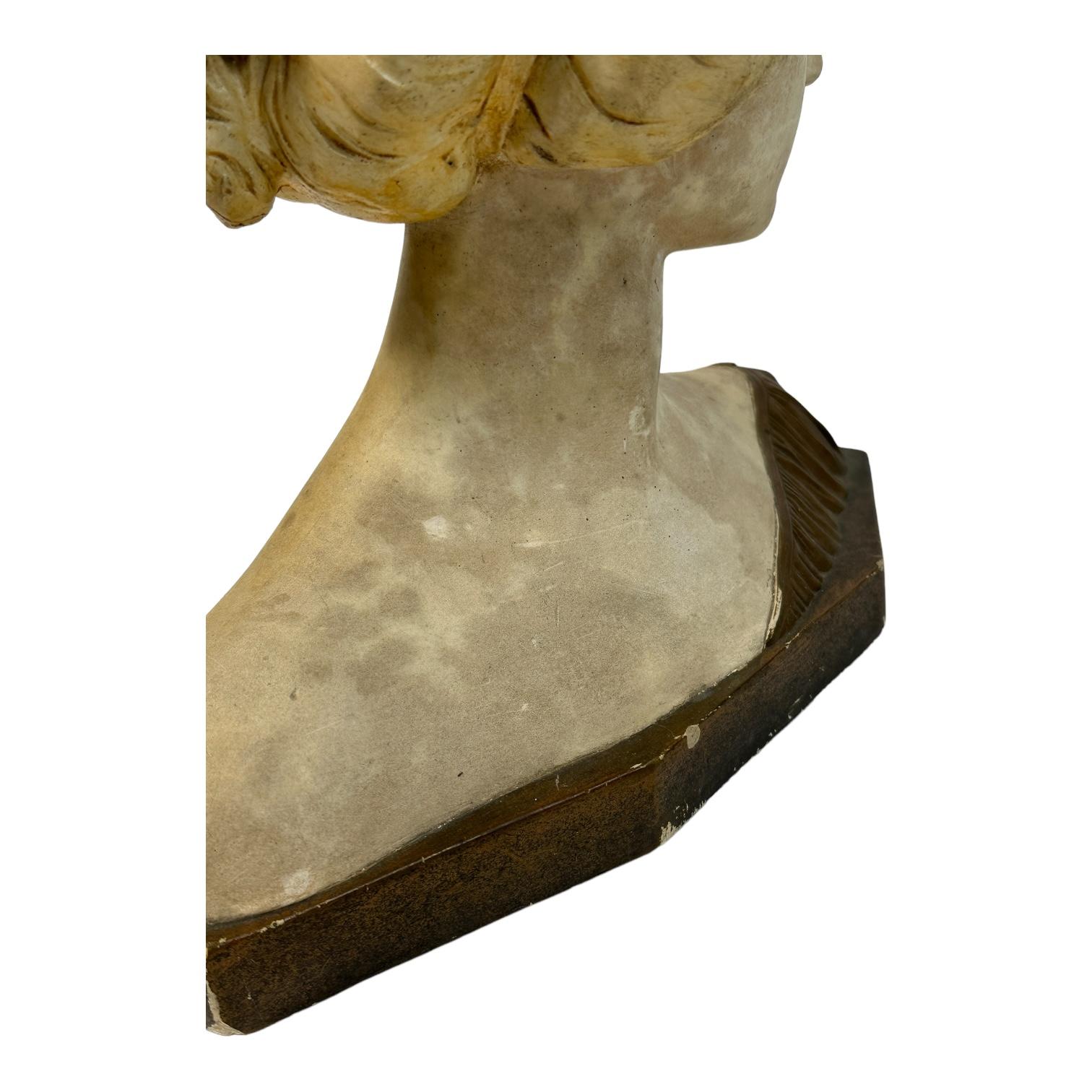 End of 19th Century Art Nouveau Lady or Girl Bust, 1890s, Germany 5